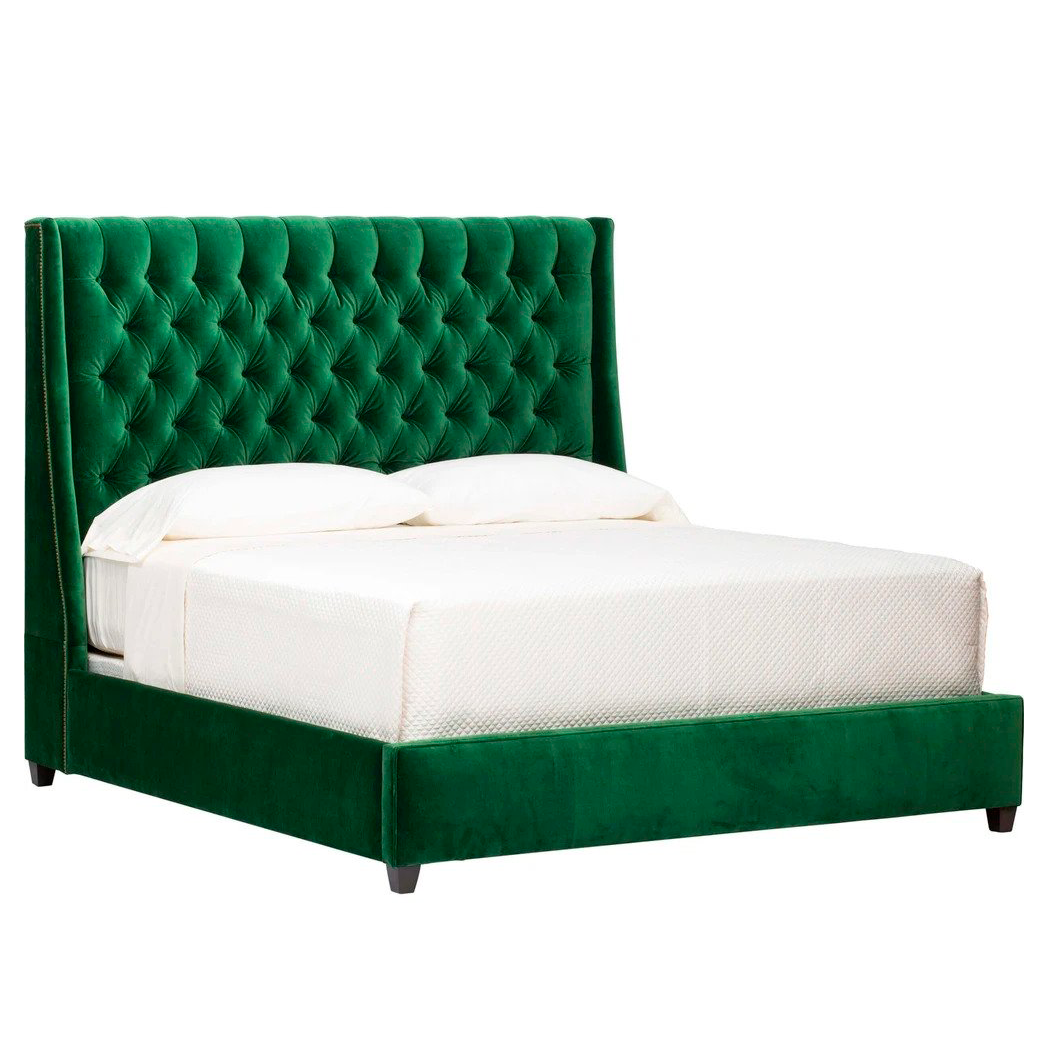 Дизайнерская кровать со стяжкой Emerald